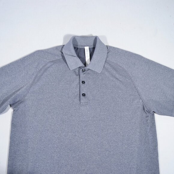 MENS LULULEMON POLO SHIRT, LARGE - Picture 3 of 11